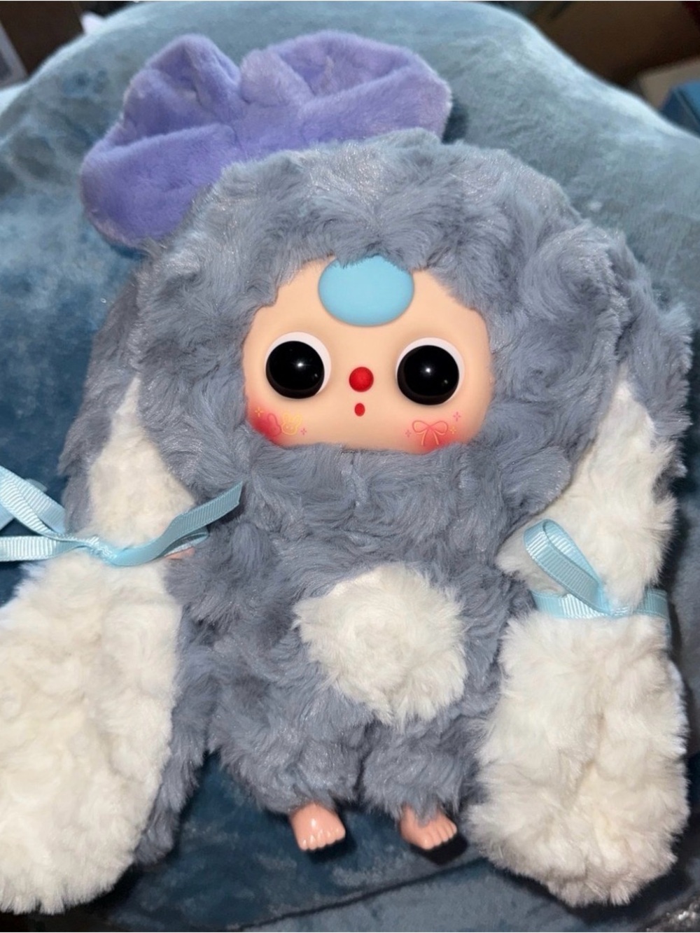 Baby Three BB3 Bunny Returns Vinyl Plush Pendant